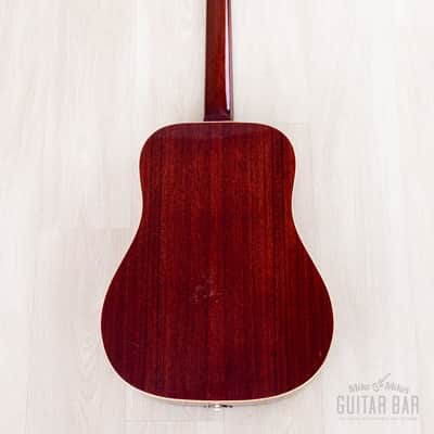 1966 GIbson B-45-12 Vintage Dreadnought 12-String Acoustic Guitar Cherry Sunburst w/ Case image 3