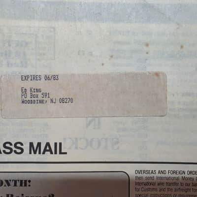 October 1982 Guitar Trader Bulletin Owned By Ed King Of Lynyrd Skynyrd image 3