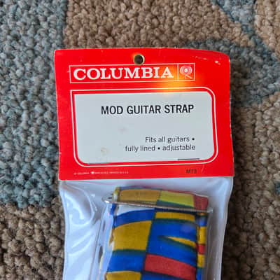 NOS Vintage 1970's Columbia Mod Guitar Strap in Original Packaging! image 3