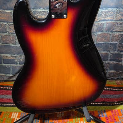 MIM Fender Jazz Bass Sunburst Body W/All Parts Neck image 16