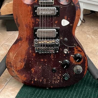 2014 Tony Iommi Black Sabbath John Diggins Relic Old Boy SG First ever made VOS! image 1