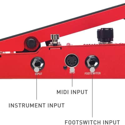 Digitech Whammy DT Guitar Pedal - Drop Tune & Whammy Effects, Pitch Shifting, True Bypass. 2 Flat Patch Cables Included image 4