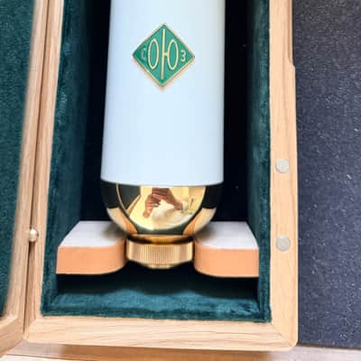 Soyuz Microphones 017 FET Large Diaphragm Cardioid Condenser Microphone 2019 - 2021 - Cream / Brass image 4