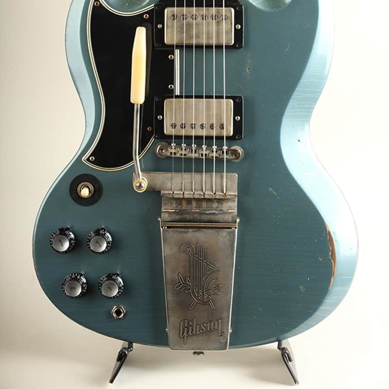 1964 Gibson SG Pelham Blue Maestro Murphy Lab Heavy Aged Left Handed
