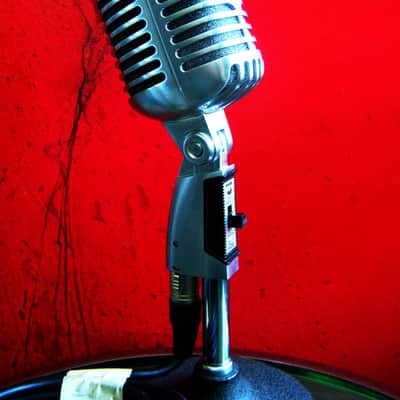 2000 era Shure 55SH dynamic cardioid microphone w Neutrik cable 55S 55SW 55 # 5 image 3