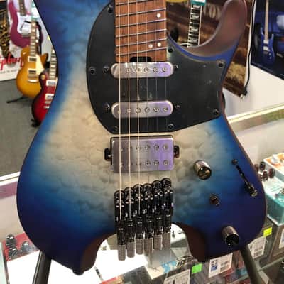 Ibanez QX54QM Blue Sphere Burst Flat with Gig Bag - Free Shipping image 1