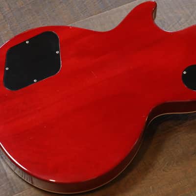 2012 Gibson Custom Les Paul Class 5 Electric Guitar Red Tiger + COA OHSC image 13