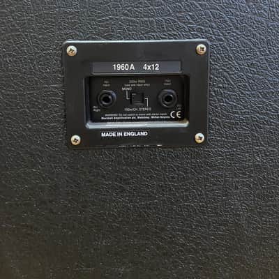 Marshall 1960A Lead 300-Watt 4x12" Angled Guitar Speaker Cabinet 1998 - Present - Black image 14