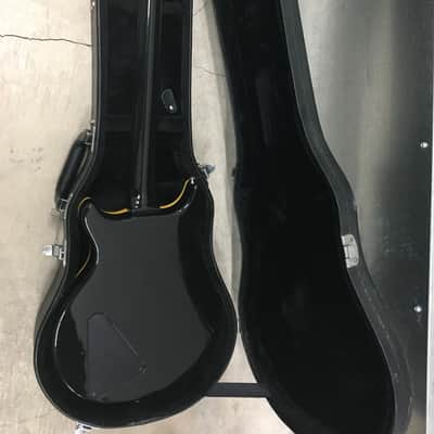 Hamer Archtop GT 1993 Black USA Seymour Duncan Firebird mini Humbuckers Studio Artist image 7