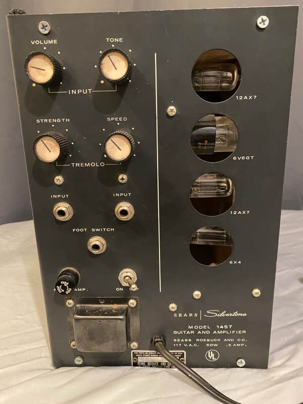 Silvertone TUBE AMP 1457 (no case or guitar) 1960's image 1