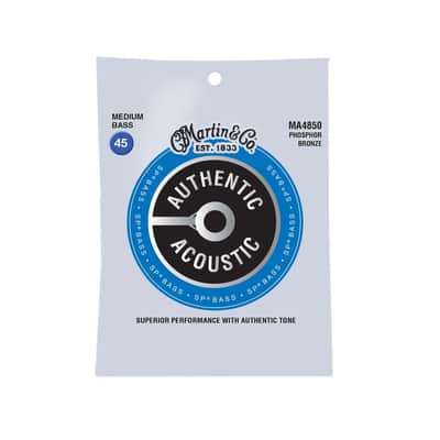 Martin Authentic Acoustic SP Bass Strings Medium 45-105 image 1