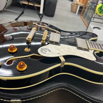 Epiphone John Lee Hooker Signature Boogie Man Sheraton 2001 - Ebony w/ Epiphone Case image 3