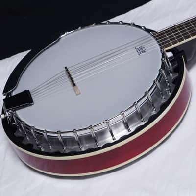 DEAN Backwoods BW6 6-string acoustic resonator BANJITAR Banjo GUITAR new w/ CASE imagen 3