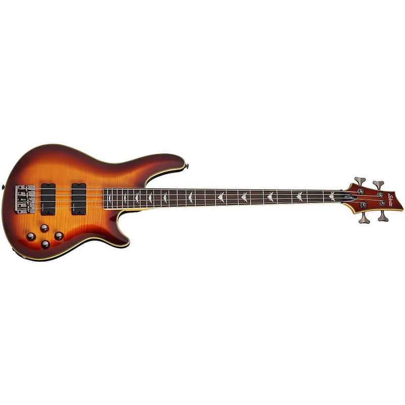 Schecter Omen Extreme-4 Active 4-String Bass Vintage Sunburst | Reverb