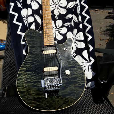 Rare Ernie Ball Music Man (EBMM) Van Halen EVH VanHalen Signature 1994 Black Quilt image 11