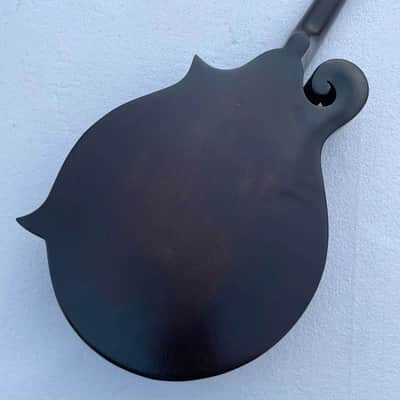 Washburn 8 String Mandolin Project in Black, Solid Spruce Top, Solid Mahogany Body image 4