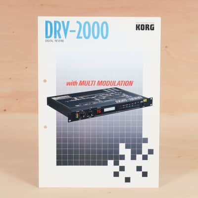 KORG DRV-2000 デジタルリバーブ Korg DRV-2000 Reverb (SOS Jun 87)