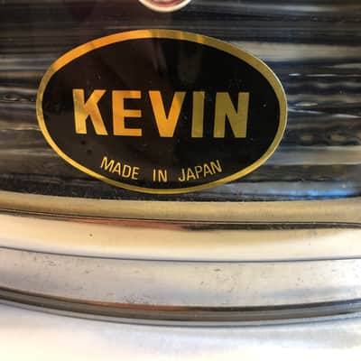 Kevin  Brand Snare Drum  Made in Japan - Black Oyster Pearl BOP image 3