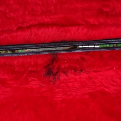 60s 70s vintage Polverini Italian Hard Shell Wood Case for Electric Bass image 22