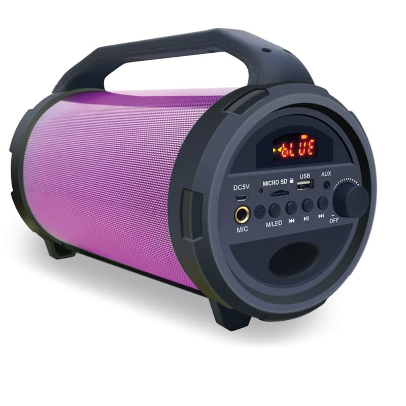 DIFFUSORE AMPLIFICATO PORTATILE PARTY-TUBELED CON MICROFONO image 1