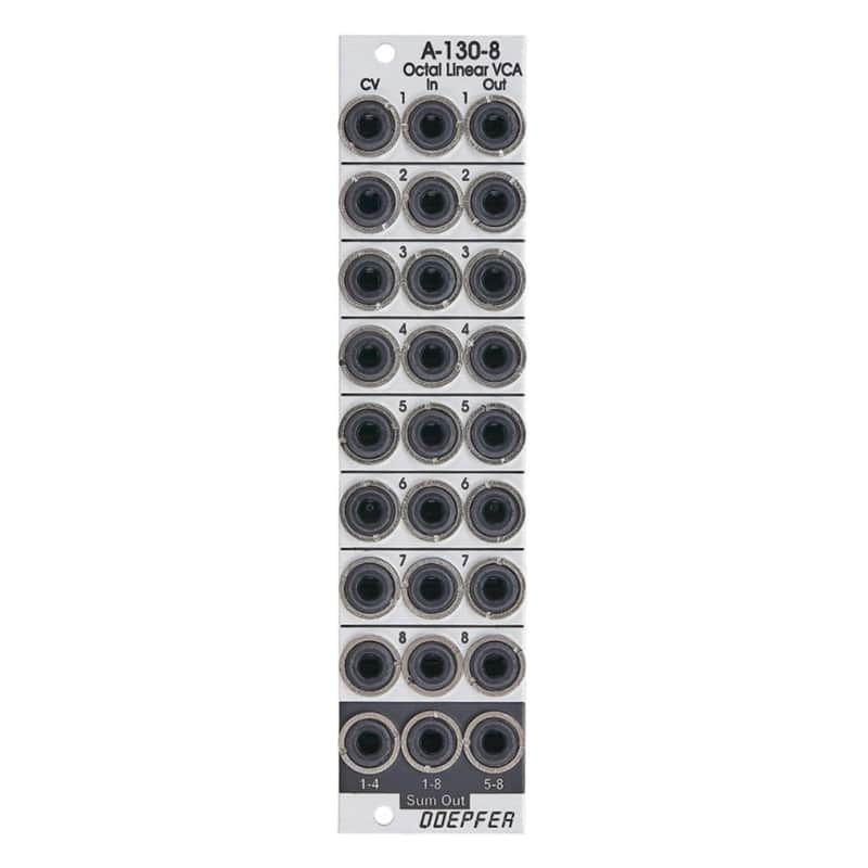 Doepfer A-130-8 Eurorack Octal Linear VCA Module image 1