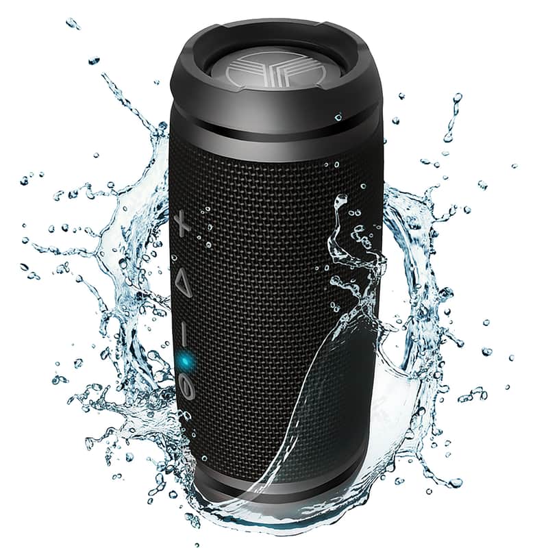 TREBLAB HD7 - Mini Portable Bluetooth Speaker Wireless - TWS Dual Pairing, w/Mic w/Bike Mount Hole image 1