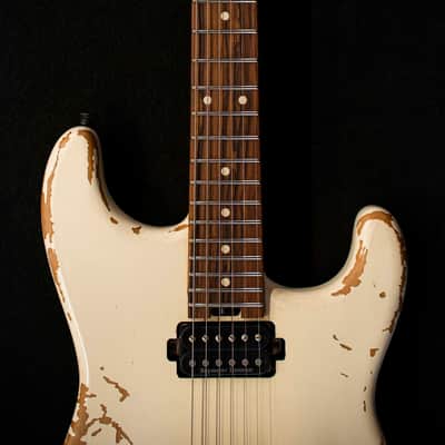 CHARVEL Pro-mod Relic San Dimas Style 1 HH Fr Pf PF Weathered White image 8