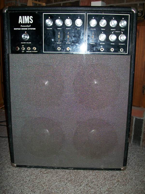 Aims  1970'S VTG 105 4x10 Combo Tube Amplifier image 1