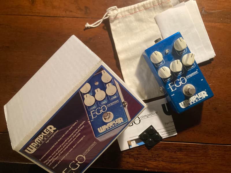 Wampler Ego Compressor V1 (Large Logo) 2010s - Blue image 1