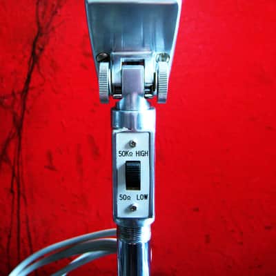 Vintage 1960's Calrad DM16 H.L Dual Z dynamic microphone w cable and box Olson Lafayette prop display image 5