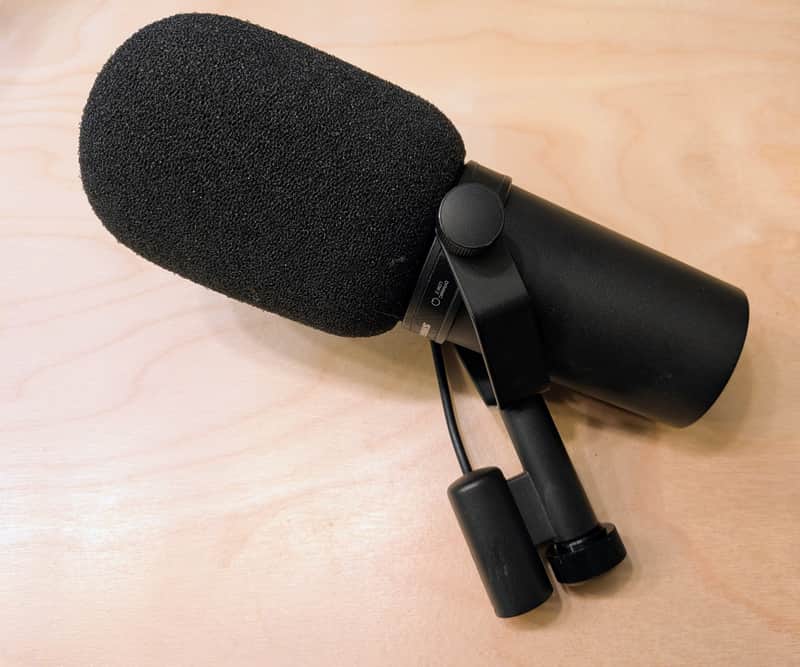 Shure SM7B Cardioid Dynamic Microphone 2001 - Present - Black image 1