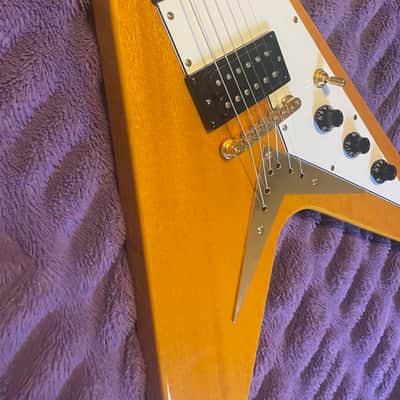 Epiphone Popa Chubby Signature Flying V 2001 - 2003 - Korina image 5