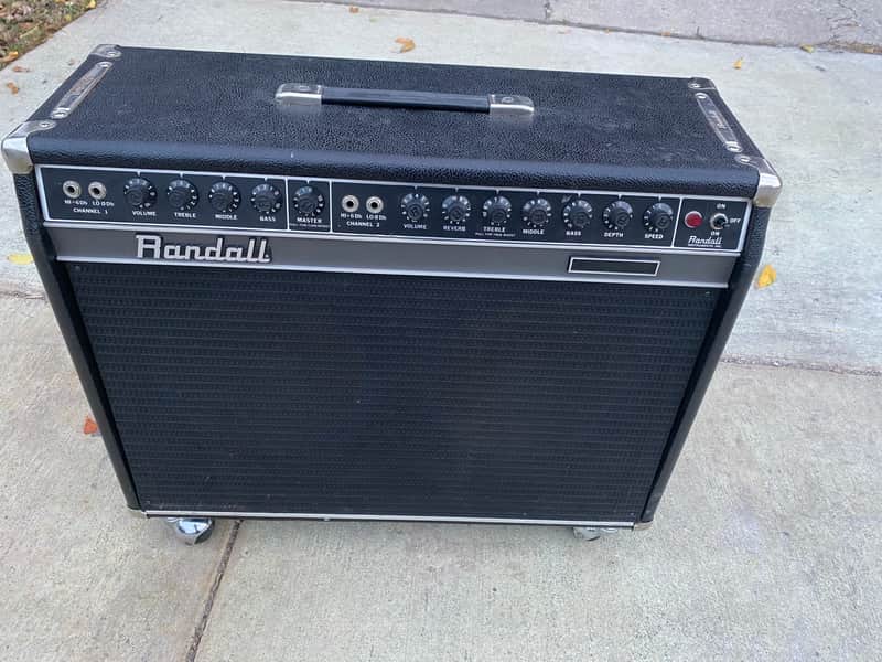 Randall Commander II RG-120-212 1970s - Black Guitar Amp Combo 2x12 rg120 (Kurt Cobain/Nirvana Tone) 120-Watt image 1