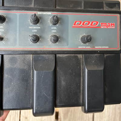 READ DOD TR3M metal electric guitar multi effect pedal work station  - Black  vintage electric guitar image 19