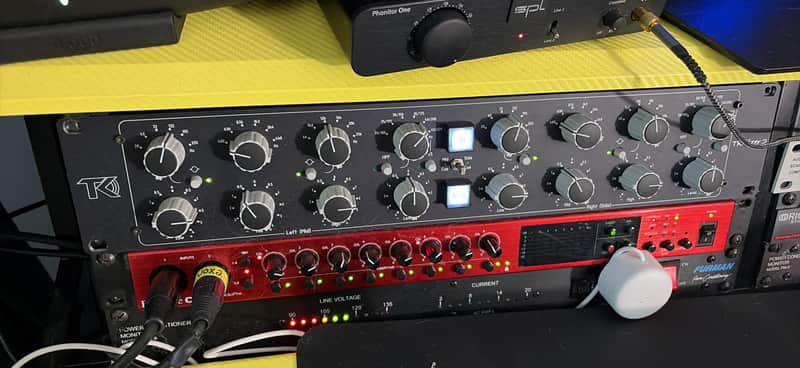 TK Audio TK-Lizer 2 Stereo Baxandall EQ with M/S Circuit 2022 - Present - Black image 1