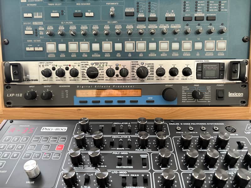 Lexicon LXP-15 Version II Multi-Effects Processor 1990s - Black image 1