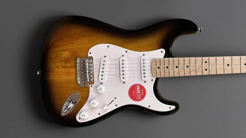 Squier Sonic Stratocaster - Two Color Sunburst w/Maple image 1