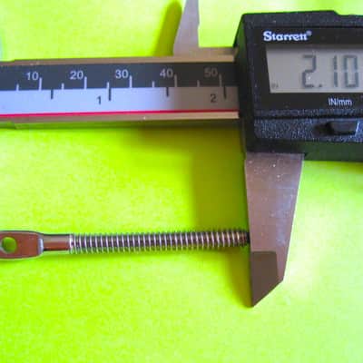 Bass Drum Pedal Spring Tension Adjustment Connector Link - Vintage NOS image 2