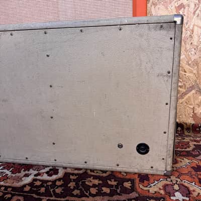Vintage 1960s Fender USA Blonde 2x12 Guitar Amplifier Cabinet Celestion G12M-70 image 11