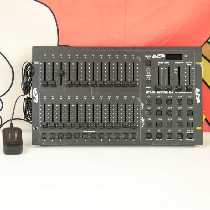 Used Elation Stage Setter-24 DMX Lighting Console w/ Power Supply image 1