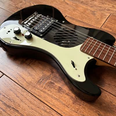 1990s Marine Rider Travel Campfire Electric Guitar w/ On Board Speaker + Effects image 8