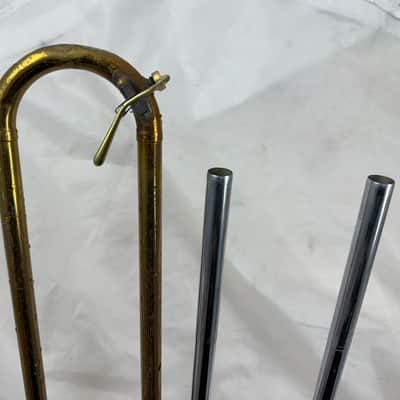 King 606 Student Model Tenor Trombone - Clear-Lacquered Brass image 14