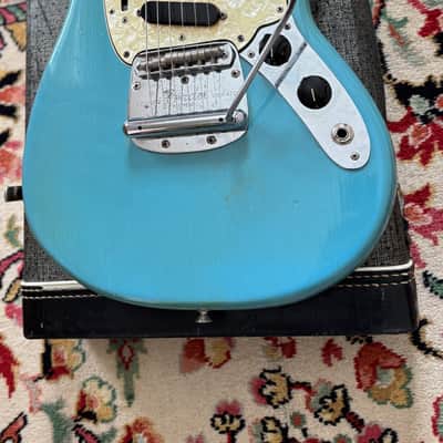 Fender Mustang (Daphne Blue, 1966) image 2