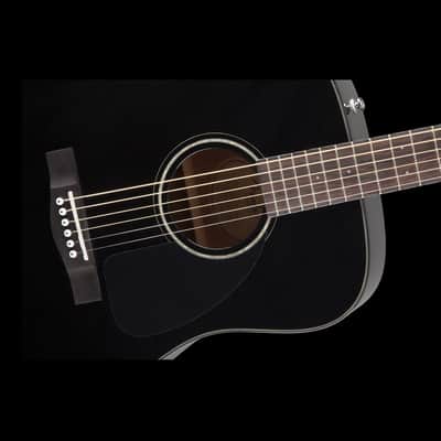 Fender CD-60 Dreadnought V3 Walnut Fingerboard Black With Case image 5