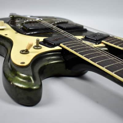 1966 Mosrite Double Neck 6/12 Rare 1 of 1 Custom Snake Skin w/OHSC image 7