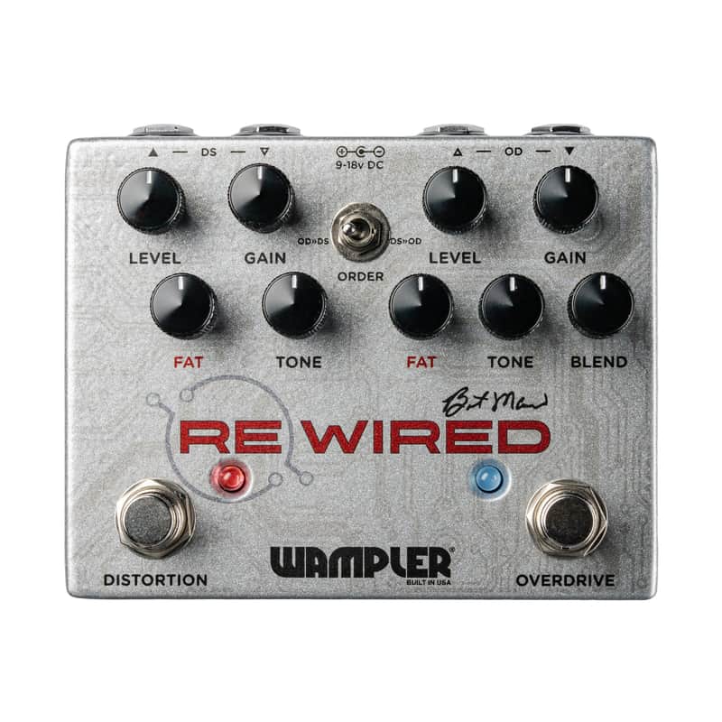 Wampler ReWired Brent Mason Signature Overdrive / Distortion image 1