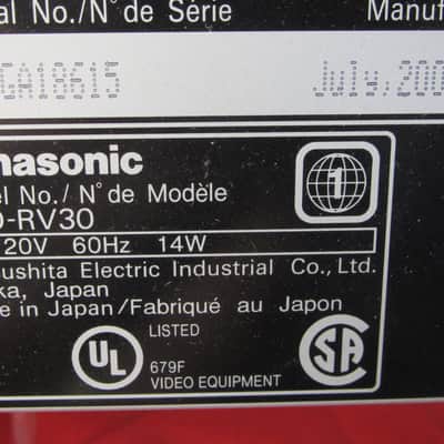 Panasonic CD and DVD Player DVD-RV30 w Digital Optical Output (TOSLINK) / Complete setup! image 9
