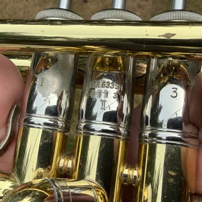 Yamaha YTR - 6335H Mark II Early 90's - Brass/Silver image 2