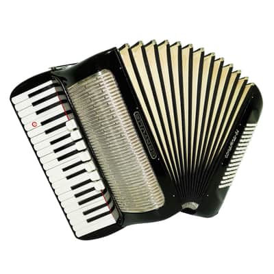 Vintage Accordion Cantulia Sonatina bi 96 Bass, Rare Old German Piano Accordian, New Straps, 2392, Keyboard Accordion Instrument, Rich and Bright Sound image 2