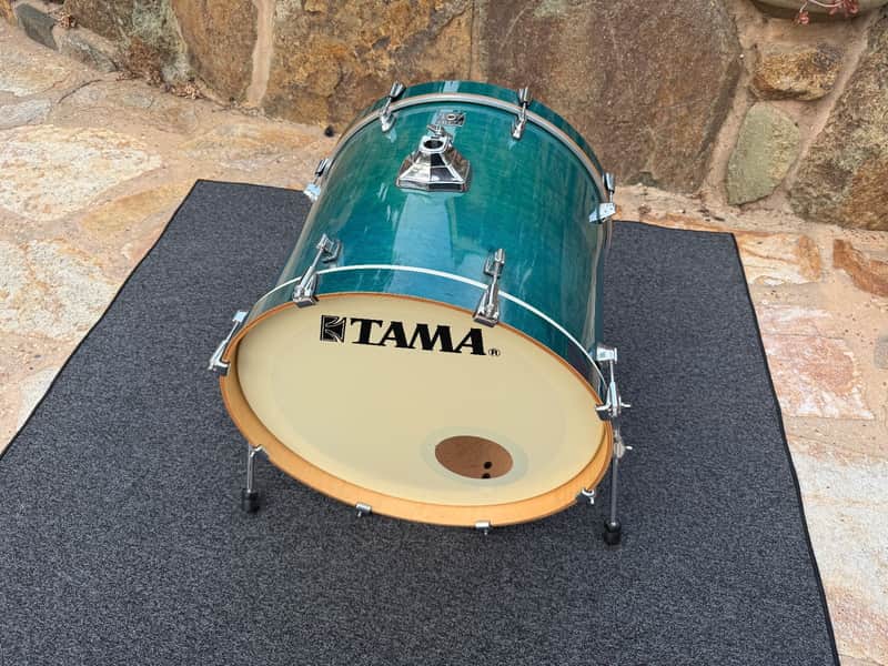 Tama Superstar Classic Aqua 22x18 Bass Drum - Maple Shell image 1